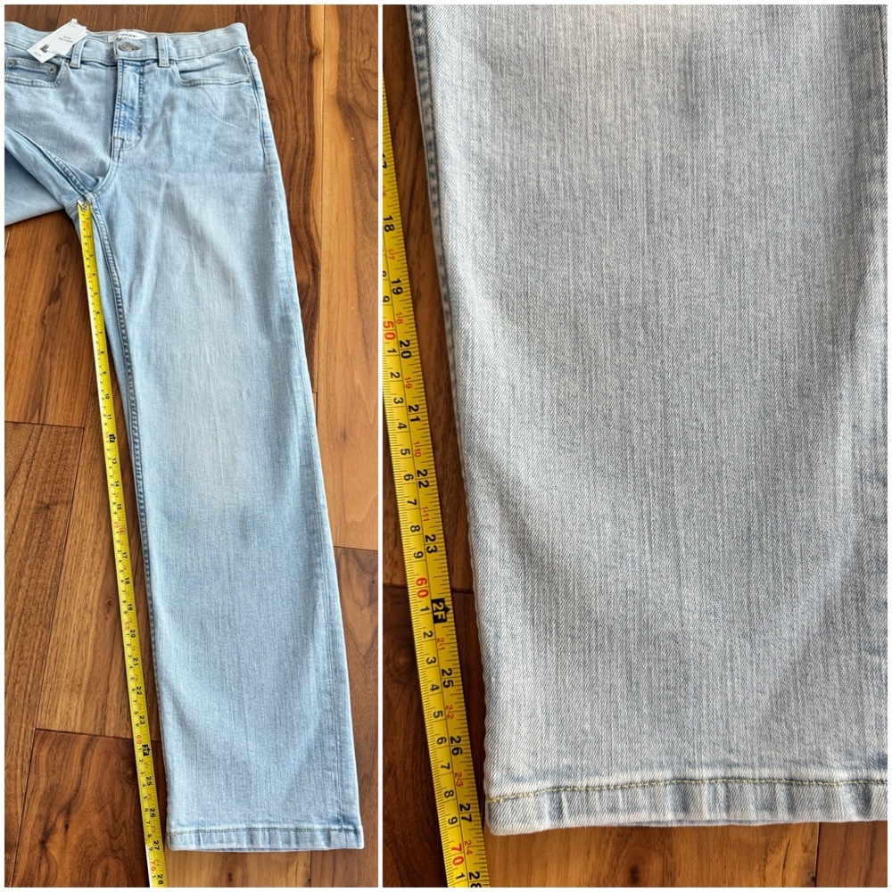 NWT Spanx Lycra Fitsense Slim Straight Jeans in Turner Wash Sz 6 - Picture 15 of 16